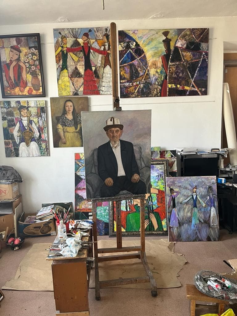 'TRAVELLING' Canvas, oil, 70x85 cm, 2001